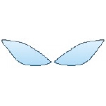 PAINT PROTECTION KIT - 2017 DODGE VIPER GTS HEADLIGHTS - PRECUT PPF CLEAR BRA WRAP