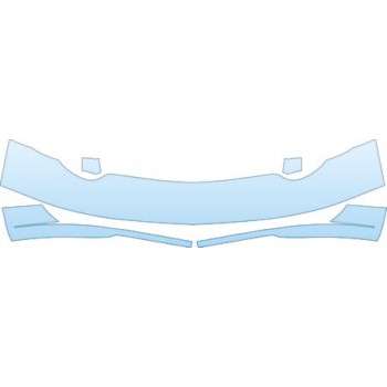 PAINT PROTECTION KIT - 2005 SATURN ION 3 BUMPER KIT - PRECUT PPF CLEAR BRA WRAP