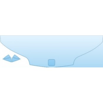 PAINT PROTECTION KIT - 2005 SATURN ION 3 HOOD FENDER (18 INCH) KIT - PRECUT PPF CLEAR BRA WRAP