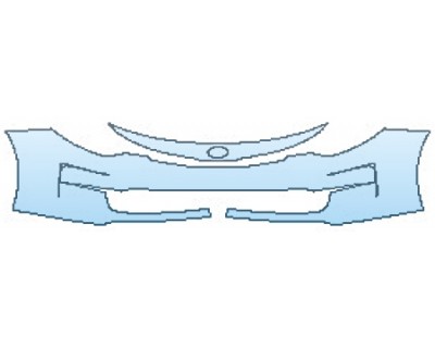 PAINT PROTECTION KIT - 2017 KIA OPTIMA LX BUMPER (OPTION 1) - PRECUT PPF CLEAR BRA WRAP