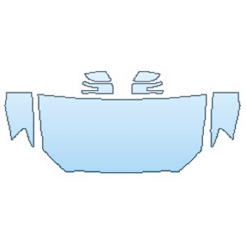 PAINT PROTECTION KIT - 2016 MITSUBISHI LANCER ES 2.4 AWC HOOD (30 INCH) FENDERS MIRRORS - PRECUT PPF CLEAR BRA WRAP