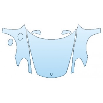 PAINT PROTECTION KIT - 2016 PORSCHE CAYMAN BLACK EDITION FULL HOOD FENDERS MIRRORS - PRECUT PPF CLEAR BRA WRAP