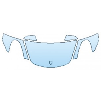 Precut PPF Kit – Clear Bra Paint Protection Film PAINT PROTECTION KIT - 2016 PORSCHE CAYMAN BLACK EDITION HOOD FENDERS MIRRORS - PRECUT PPF CLEAR BRA WRAP