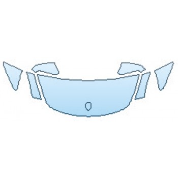 PAINT PROTECTION KIT - 2016 PORSCHE CAYMAN BLACK EDITION HOOD (18 INCH) FENDERS MIRRORS - PRECUT PPF CLEAR BRA WRAP