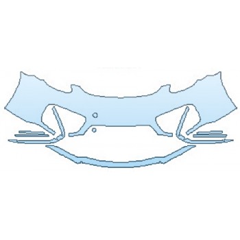 Precut PPF Kit – Clear Bra Paint Protection Film PAINT PROTECTION KIT - 2016 PORSCHE CAYMAN BLACK EDITION BUMPER - PRECUT PPF CLEAR BRA WRAP