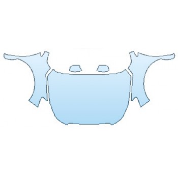 PAINT PROTECTION KIT - 2016 SUBARU CROSSTREK 2.0I FULL HOOD (WRAPPED) FENDERS MIRRORS - PRECUT PPF CLEAR BRA WRAP