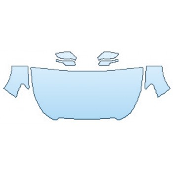 PAINT PROTECTION KIT - 2016 SUBARU CROSSTREK 2.0I LIMITED HOOD (30 INCH WRAPPED) FENDERS MIRRORS - PRECUT PPF CLEAR BRA WRAP