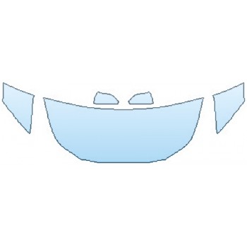 PAINT PROTECTION KIT - 2016 TOYOTA PRIUS THREE TOURING HOOD (24 INCH) FENDERS MIRRORS - PRECUT PPF CLEAR BRA WRAP