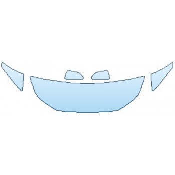 PAINT PROTECTION KIT - 2016 TOYOTA PRIUS THREE TOURING HOOD (18 INCH) FENDERS MIRRORS - PRECUT PPF CLEAR BRA WRAP