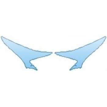 PAINT PROTECTION KIT - 2016 TOYOTA PRIUS THREE TOURING HEADLIGHTS - PRECUT PPF CLEAR BRA WRAP