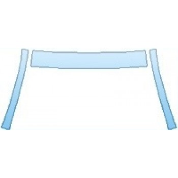 PAINT PROTECTION KIT - 2016 TOYOTA PRIUS THREE TOURING ROOF A-PILLARS - PRECUT PPF CLEAR BRA WRAP