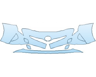PAINT PROTECTION KIT - 2016 TOYOTA PRIUS TWO BUMPER - PRECUT PPF CLEAR BRA WRAP