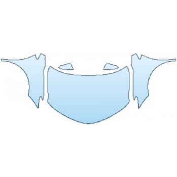 PAINT PROTECTION KIT - 2016 TOYOTA RAV4 LE FULL HOOD FENDERS MIRRORS - PRECUT PPF CLEAR BRA WRAP