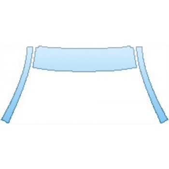 PAINT PROTECTION KIT - 2016 TOYOTA RAV4 XLE ROOF A-PILLARS - PRECUT PPF CLEAR BRA WRAP