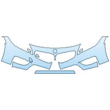 PAINT PROTECTION KIT - 2016 BMW Z4 SDRIVE 35I BUMPER (M SPORTS) - PRECUT PPF CLEAR BRA WRAP