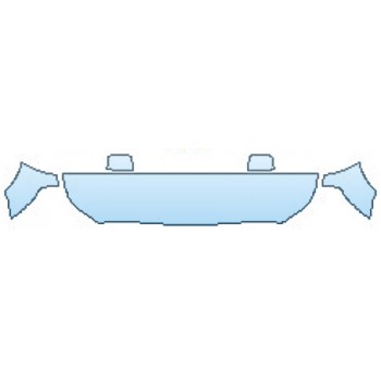 PAINT PROTECTION KIT - 2016 FORD F-250 SUPER DUTY HOOD (STRAIGHT CUT) FENDERS MIRRORS - PRECUT PPF CLEAR BRA WRAP