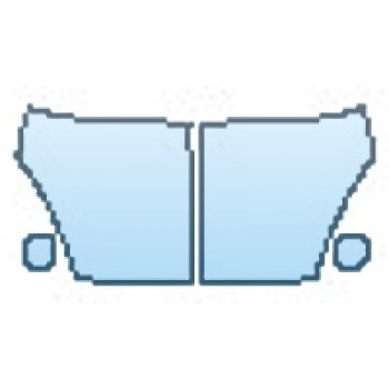 PAINT PROTECTION KIT - 2016 FORD F-350 SUPER DUTY HEADLIGHTS FOG LIGHTS - PRECUT PPF CLEAR BRA WRAP