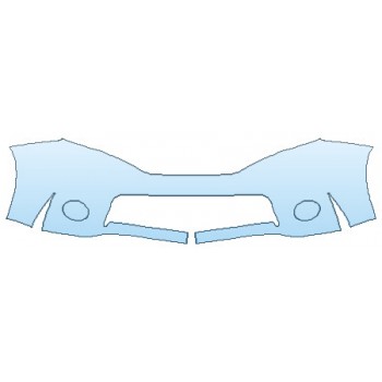 PAINT PROTECTION KIT - 2017 TOYOTA SIENNA SE BUMPER WITH SEAMS - PRECUT PPF CLEAR BRA WRAP