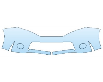 PAINT PROTECTION KIT - 2017 TOYOTA SIENNA SE BUMPER WITH SEAMS - PRECUT PPF CLEAR BRA WRAP