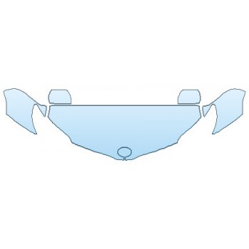 PAINT PROTECTION KIT - 2016 TOYOTA SIENNA XLE HOOD (STRAIGHT CUT) FENDERS MIRRORS - PRECUT PPF CLEAR BRA WRAP