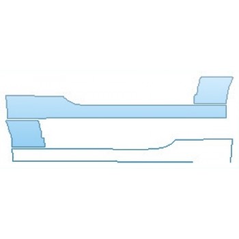 PAINT PROTECTION KIT - 2016 BMW 6 SERIES COUPE ROCKERS - PRECUT PPF CLEAR BRA WRAP