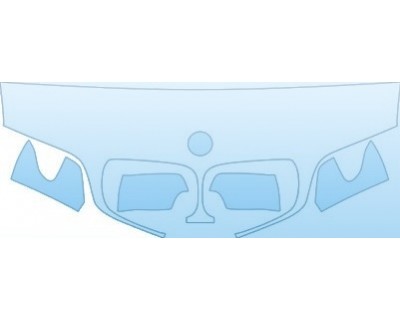 PAINT PROTECTION KIT - 2004 BMW X5 HOOD- FENDER AND MIRROR - PRECUT PPF CLEAR BRA WRAP