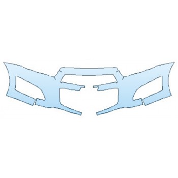 PAINT PROTECTION KIT - 2016 CHEVROLET SONIC SEDAN LT BUMPER - PRECUT PPF CLEAR BRA WRAP