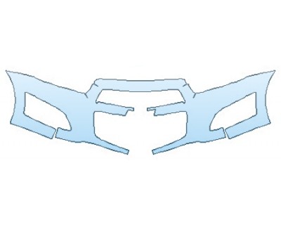 PAINT PROTECTION KIT - 2016 CHEVROLET SONIC SEDAN LT BUMPER - PRECUT PPF CLEAR BRA WRAP