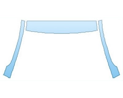 PAINT PROTECTION KIT - 2016 CHEVROLET SONIC SEDAN LT ROOF A-PILLARS - PRECUT PPF CLEAR BRA WRAP