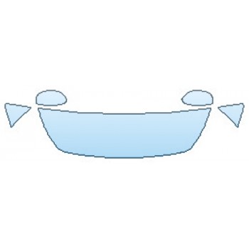 PAINT PROTECTION KIT - 2017 HYUNDAI ACCENT SPORT HATCHBACK HOOD(18 INCH) MIRRORS - PRECUT PPF CLEAR BRA WRAP