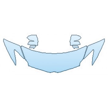 PAINT PROTECTION KIT - 2016 LAMBORGHINI AVENTADOR LP700-4 HOOD(WRAPPED EDGES) FENDERS MIRRORS - PRECUT PPF CLEAR BRA WRAP