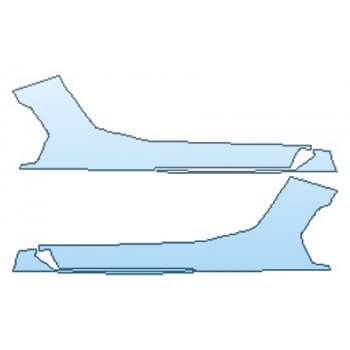 PAINT PROTECTION KIT - 2016 LAMBORGHINI AVENTADOR LP700-4 ROCKERS - PRECUT PPF CLEAR BRA WRAP