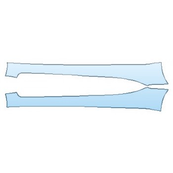 PAINT PROTECTION KIT - 2016 MITSUBISHI I-MIEV ROCKERS - PRECUT PPF CLEAR BRA WRAP