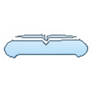 2016 TESLA MODEL S Grille (Option 1) INVISIBLEMASK - 3M PAINT PROTECTION