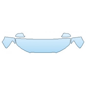 PAINT PROTECTION KIT - 2016 AUDI A5 HOOD(WRAPPED EDGES) FENDERS MIRRORS - PRECUT PPF CLEAR BRA WRAP