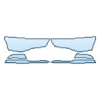 PAINT PROTECTION KIT - 2016 AUDI A5 HEADLIGHTS FOG LIGHTS - PRECUT PPF CLEAR BRA WRAP