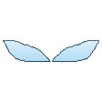 PAINT PROTECTION KIT - 2016 MERCEDES CLS-CLASS CLS63 AMG HEADLIGHTS - PRECUT PPF CLEAR BRA WRAP