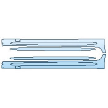 Precut PPF Kit – Clear Bra Paint Protection Film PAINT PROTECTION KIT - 2016 MERCEDES CLS-CLASS CLS63 AMG ROCKERS - PRECUT PPF CLEAR BRA WRAP