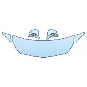 PAINT PROTECTION KIT - 2016 MERCEDES CLS-CLASS CLS400 HOOD FENDERS MIRRORS - PRECUT PPF CLEAR BRA WRAP