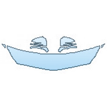 PAINT PROTECTION KIT - 2016 MERCEDES CLS-CLASS CLS400 HOOD (18 INCH) FENDERS MIRRORS - PRECUT PPF CLEAR BRA WRAP