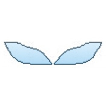 PAINT PROTECTION KIT - 2016 MERCEDES CLS-CLASS CLS400 HEADLIGHTS - PRECUT PPF CLEAR BRA WRAP