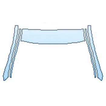 PAINT PROTECTION KIT - 2016 MERCEDES CLS-CLASS CLS400 ROOF A-PILLARS - PRECUT PPF CLEAR BRA WRAP