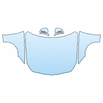 PAINT PROTECTION KIT - 2016 MERCEDES CLS-CLASS CLS550 FULL HOOD FENDERS MIRRORS - PRECUT PPF CLEAR BRA WRAP