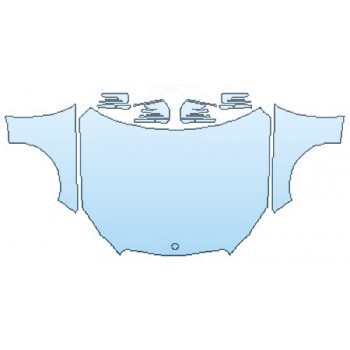 Precut PPF Kit – Clear Bra Paint Protection Film PAINT PROTECTION KIT - 2016 MERCEDES E-CLASS E250 BLUETEC SEDAN SPORT FULL HOOD FENDERS MIRRORS - PRECUT PPF CLEAR BRA WRAP