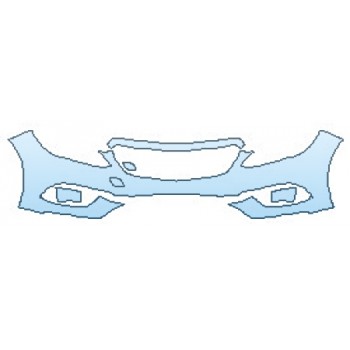 Precut PPF Kit – Clear Bra Paint Protection Film PAINT PROTECTION KIT - 2016 MERCEDES E-CLASS E400 HYBRID SEDAN BUMPER (OPTION 1) - PRECUT PPF CLEAR BRA WRAP