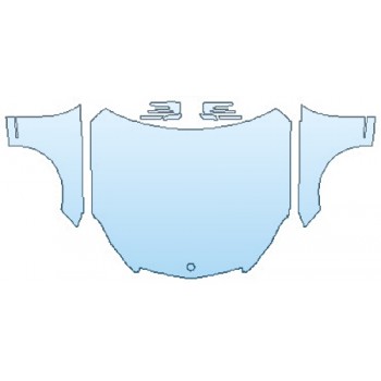 Precut PPF Kit – Clear Bra Paint Protection Film PAINT PROTECTION KIT - 2016 MERCEDES E-CLASS E550 CONVERTIBLE FULL HOOD(WRAPPED EDGES) FENDERS MIRRORS - PRECUT PPF CLEAR BRA WRAP