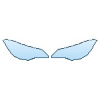 Precut PPF Kit – Clear Bra Paint Protection Film PAINT PROTECTION KIT - 2016 MERCEDES E-CLASS E550 CONVERTIBLE HEADLIGHT - PRECUT PPF CLEAR BRA WRAP