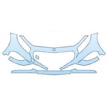 Precut PPF Kit – Clear Bra Paint Protection Film PAINT PROTECTION KIT - 2016 MERCEDES S-CLASS COUPE S550 SPORT BUMPER (4 PIECE) - PRECUT PPF CLEAR BRA WRAP