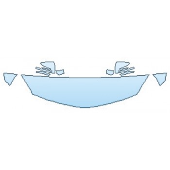 PAINT PROTECTION KIT - 2016 MERCEDES SL-CLASS SL400 HOOD (18 INCH) FENDERS MIRRORS - PRECUT PPF CLEAR BRA WRAP