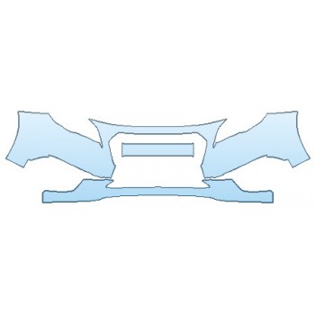 PAINT PROTECTION KIT - 2016 SUBARU LEGACY 2.5I BUMPER (2 PIECE) - PRECUT PPF CLEAR BRA WRAP